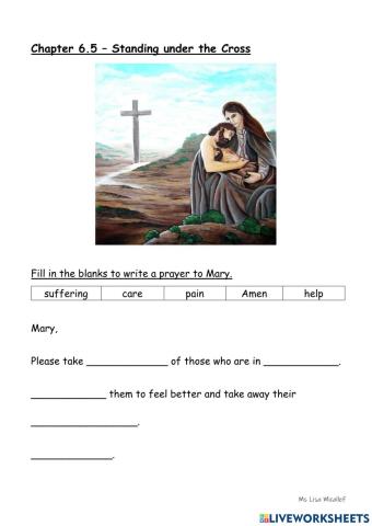 Standing under the cross