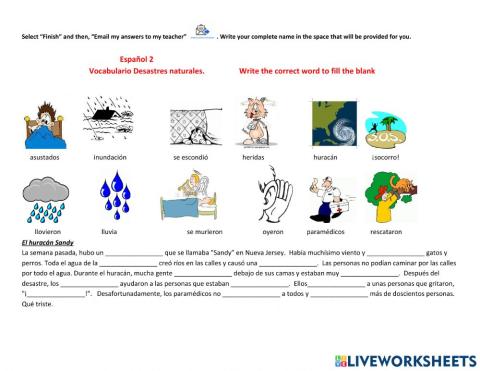 Desastres naturales -1