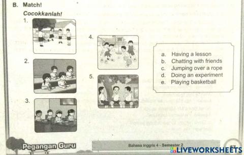 Kinds of Activity at School