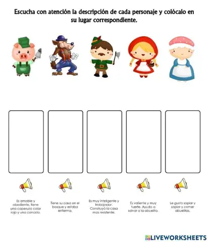 Personajes de cuentos