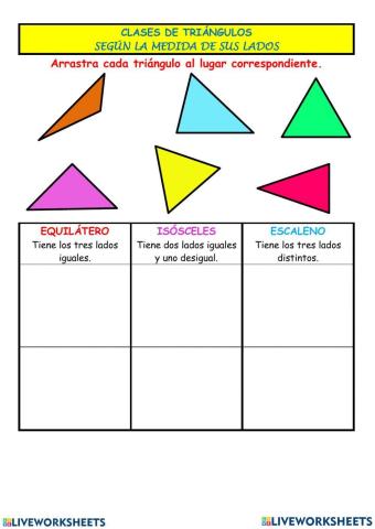 Triángulos según sus lados