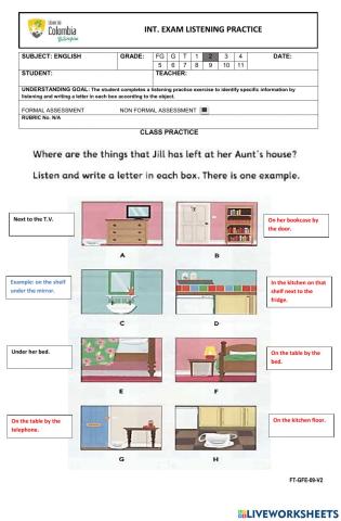 Listening class practice