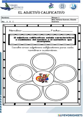 Los adjetivos calificativos