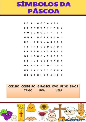 Símbolos da páscoa