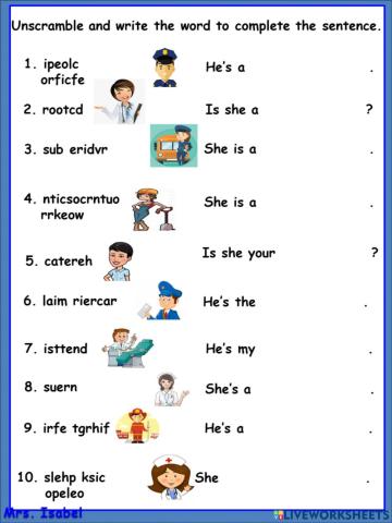 Comunity workers Oral language 1