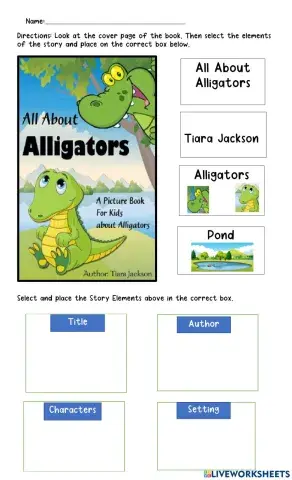 Story Elements 1st grade