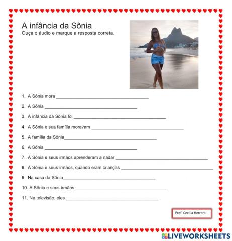 A infância da Sônia