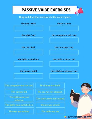 Passive voice sentences