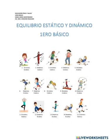 Habilidades motoras básicas (equilibrio)