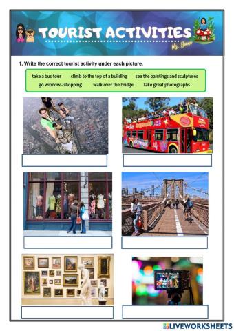 Tourist activities