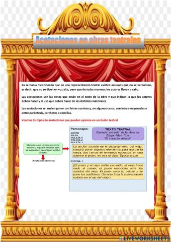 Adaptar un texto narrativo a una obra teatral