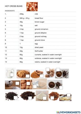 Hot Cross buns recipe