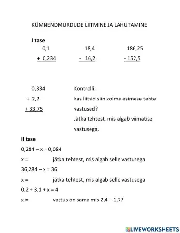 Kümnendmurd võrratuses