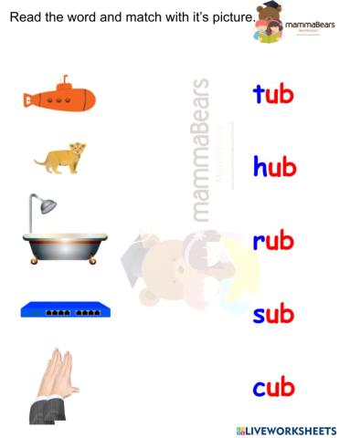 -ub- blend worksheet