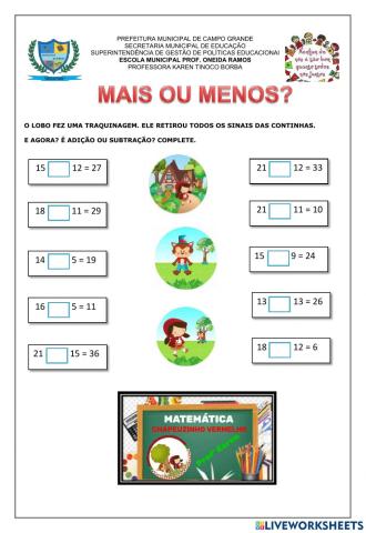 Sequencia Didática - Chapeuzinho