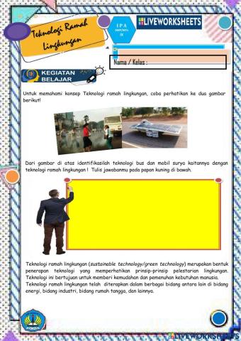 Lkpd teknologi ramah lingkungan