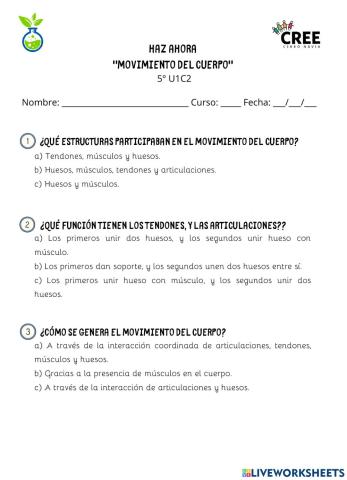 Hacer Ahora - Movimiento del Cuerpo