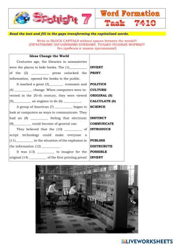 Spotlight 7 Task 7410