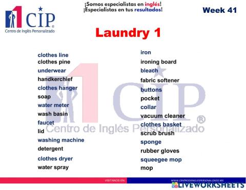 Laundry 1 week 41