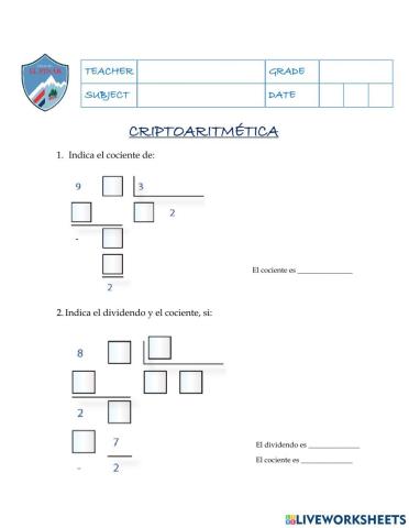 Criptoaritmética III