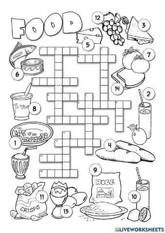 Food crosswords