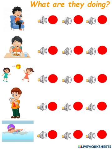 What are they doing? 5