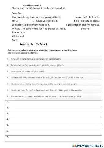 Aptis reading set 15