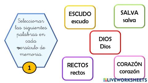 Reconociendo palabras