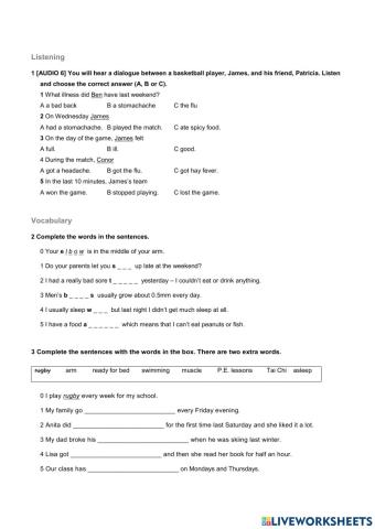 Test Unit 6 - grade 7