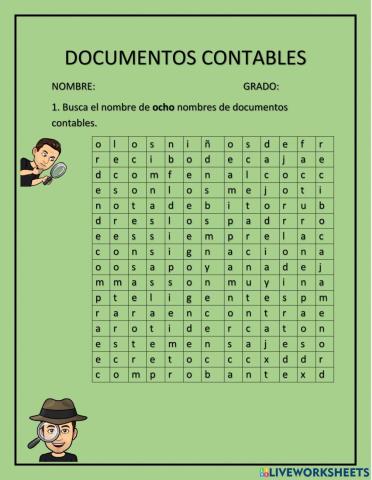 Documentos contables