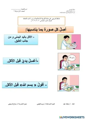 آداب الطعام