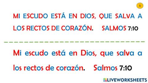 Reconociendo y ordenando palabras