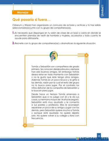 Cesarium y el mago wizard