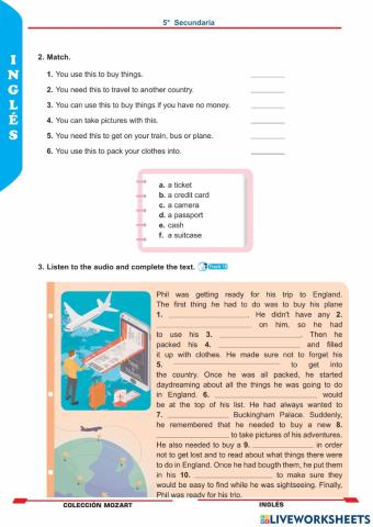 Unidad 2 - inglés 5°