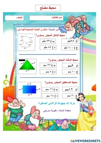 محيط المضلع