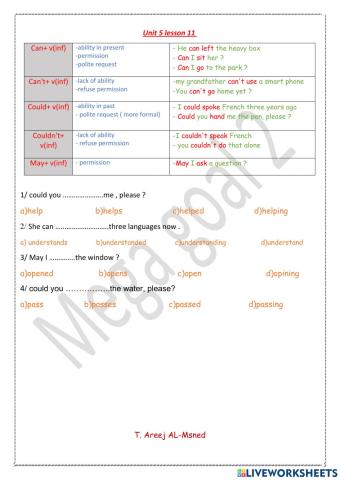 Mega2- unit 5 lesson 11 a
