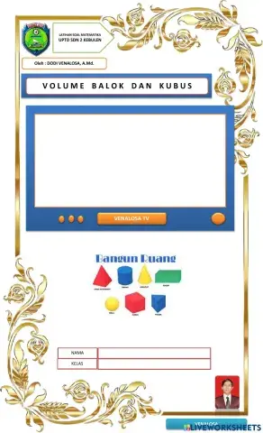 Volume kubus dan balok