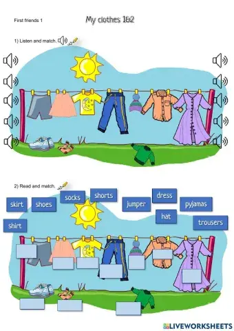 First Friends 1 - My clothes