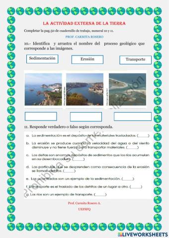 Agentes geológicos externos