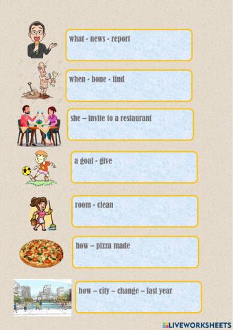 Past passive questions