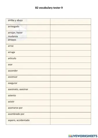 Vocabulary b2 - page 9