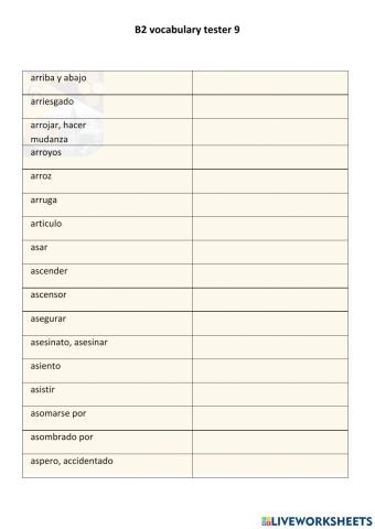 Vocabulary b2 - page 9