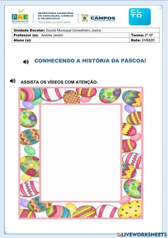 A história da páscoa