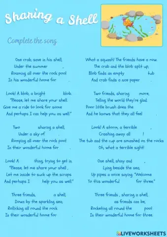 Sharing a shell song