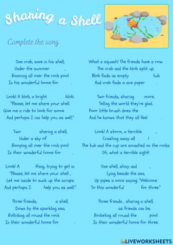 Sharing a shell song