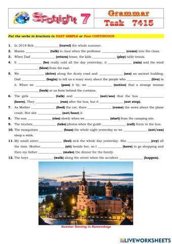 Spotlight 7 Task 7415