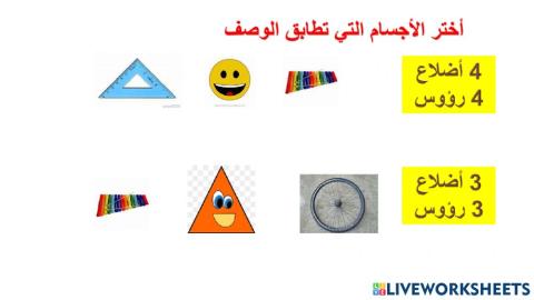 المثلث و شبه المنحرف