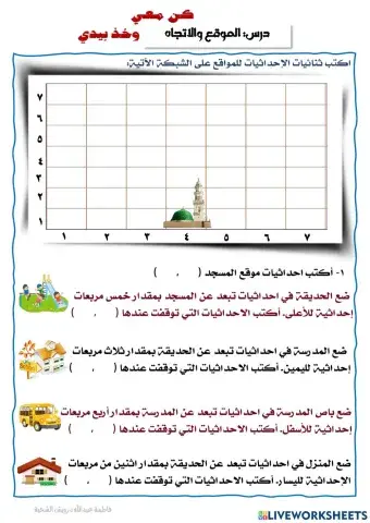 الموقع والاتجاه