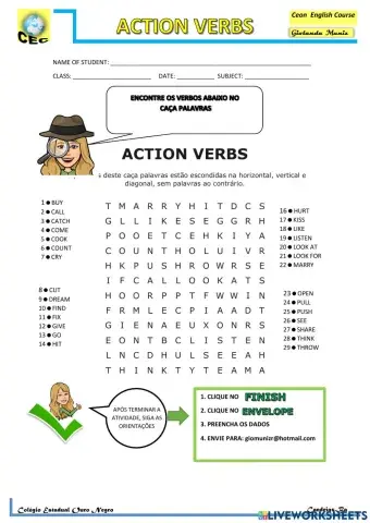 Action verbs