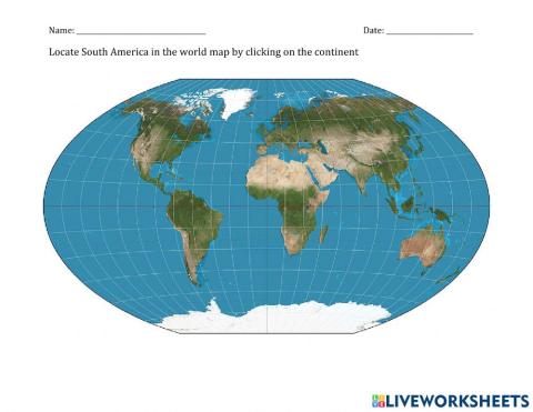 Locate South America